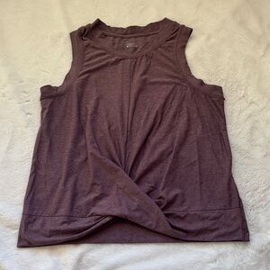Market & Spruce Sleeveless Twist Tank - Purple